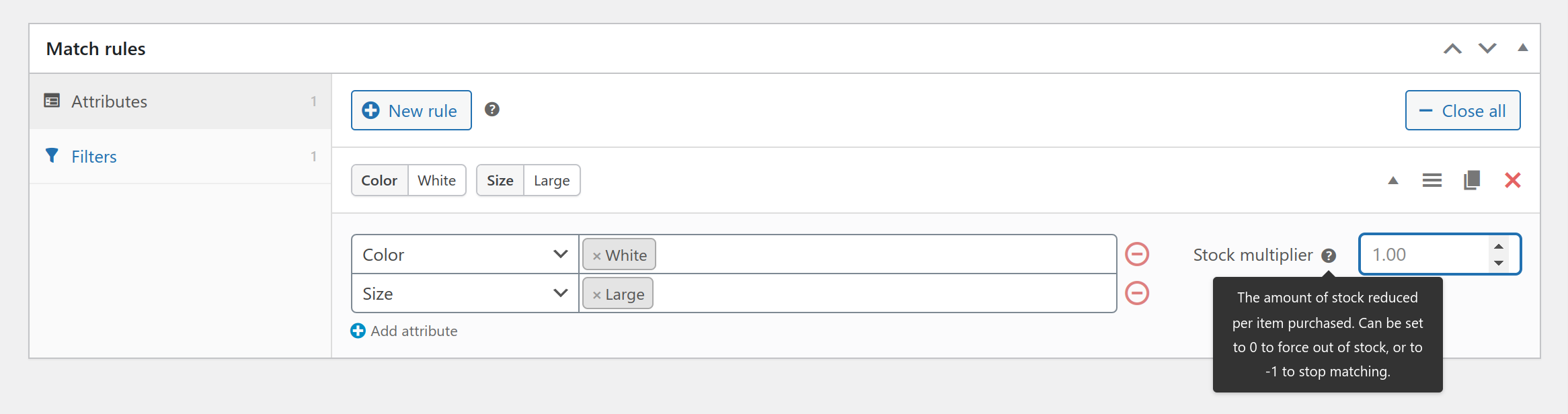 Stock Multipliers | WooCommerce Attribute Stock
